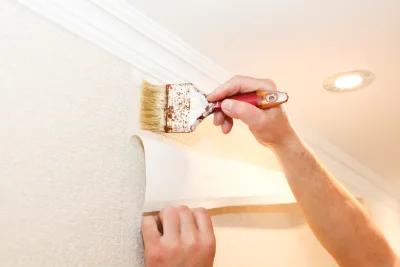 Pose de papier peint à Thomirey — revêtements muraux et toiles de verre